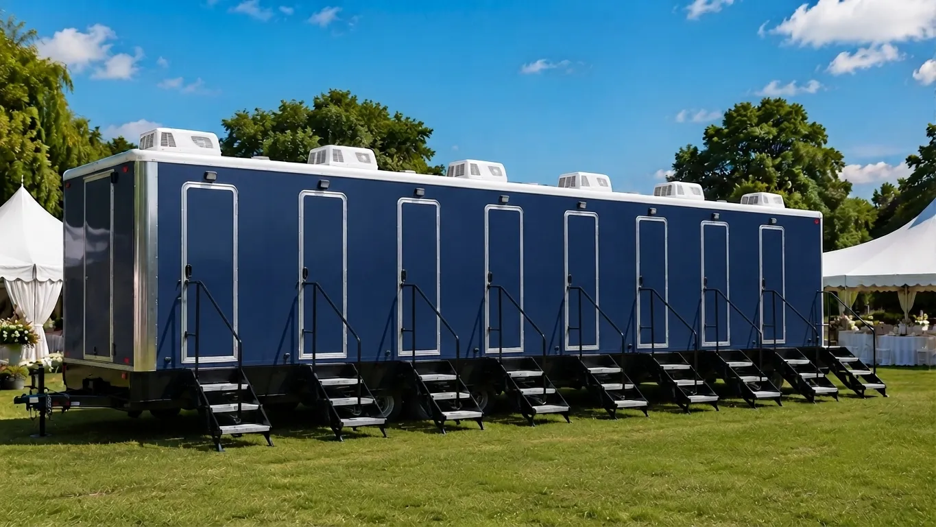 8 Stall Restroom Trailer in Alafaya, FL