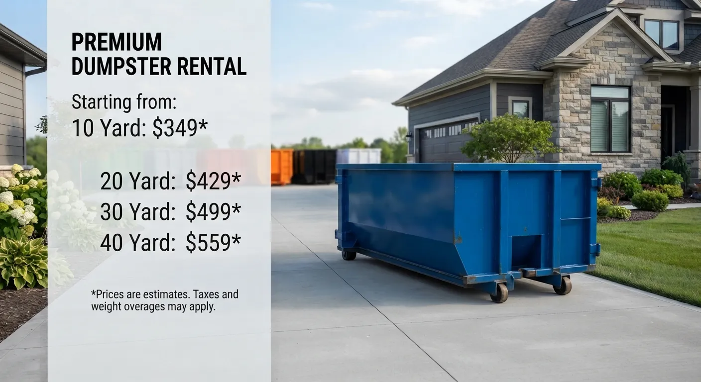 Dumpster Rental Cost in Alafaya, FL